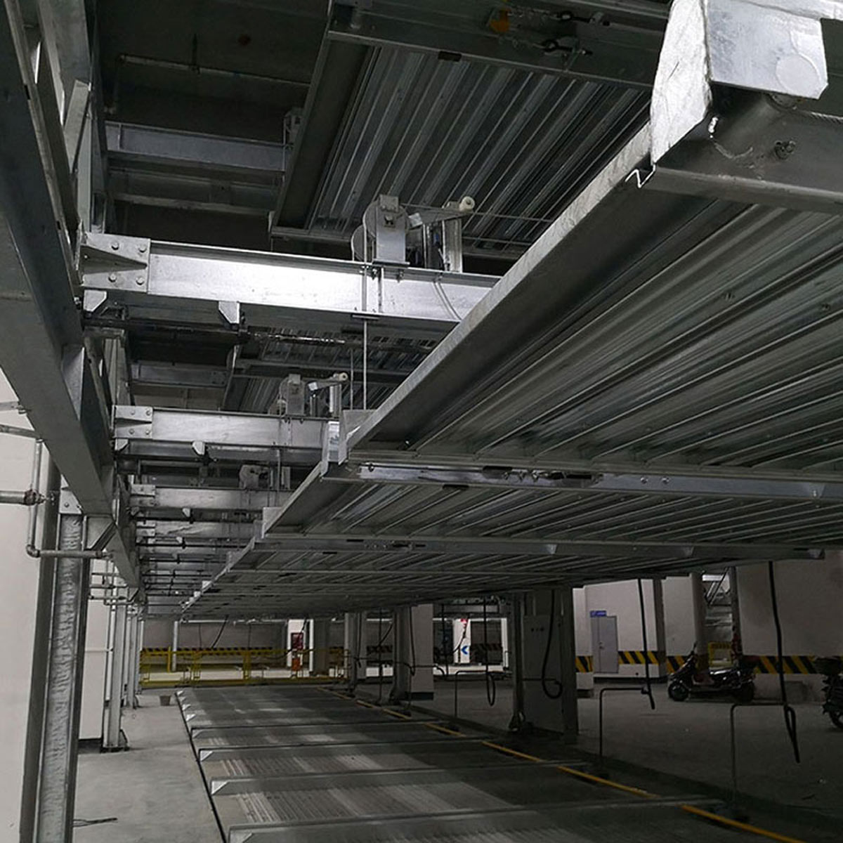涪城PSH5五層升降橫移式機械立體停車設備