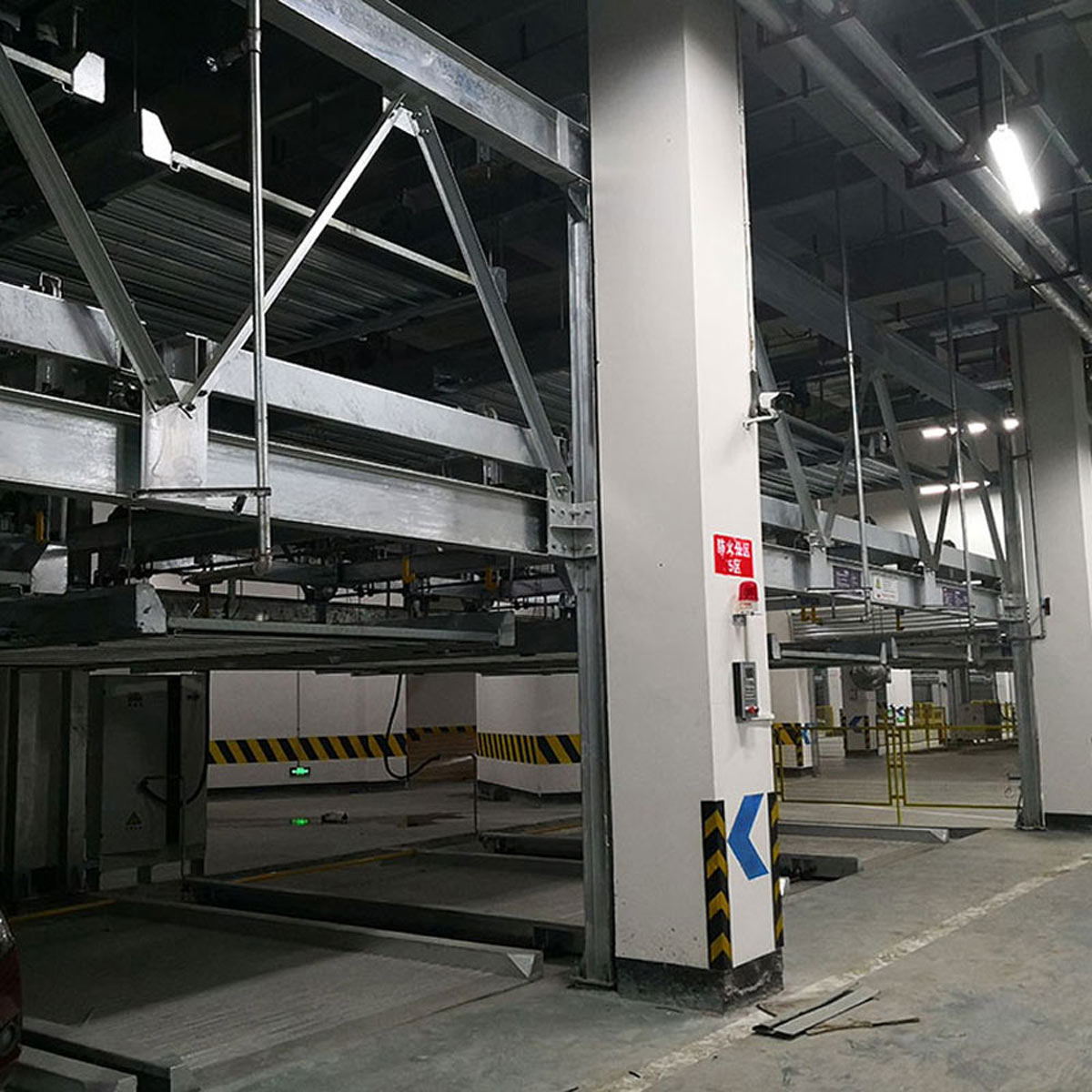 游仙PSH2重列式二層升降橫移機械立體停車設備