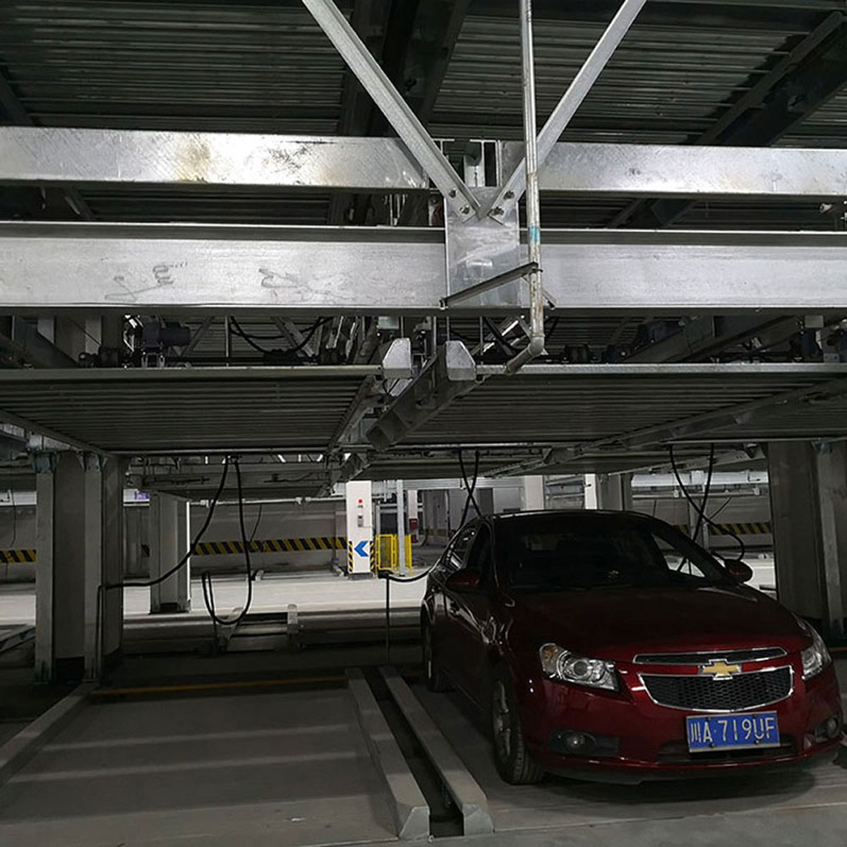柞水PSH2二層升降橫移式機械立體停車設備